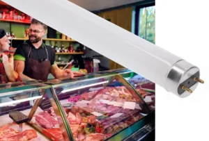 Świetlówka led T8 G13 mięsna 44 cm do witryn chłodniczych mięsnych i wędliniarskich