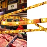 oświetlenie stoiska mięsnego